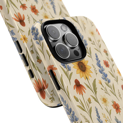 Rustic Wildflowers Tough Case