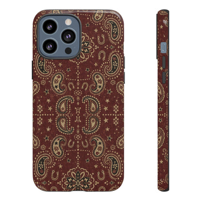 Burgundy Bandana Tough Case