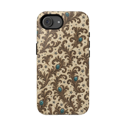 Turquoise Plume Tough Case
