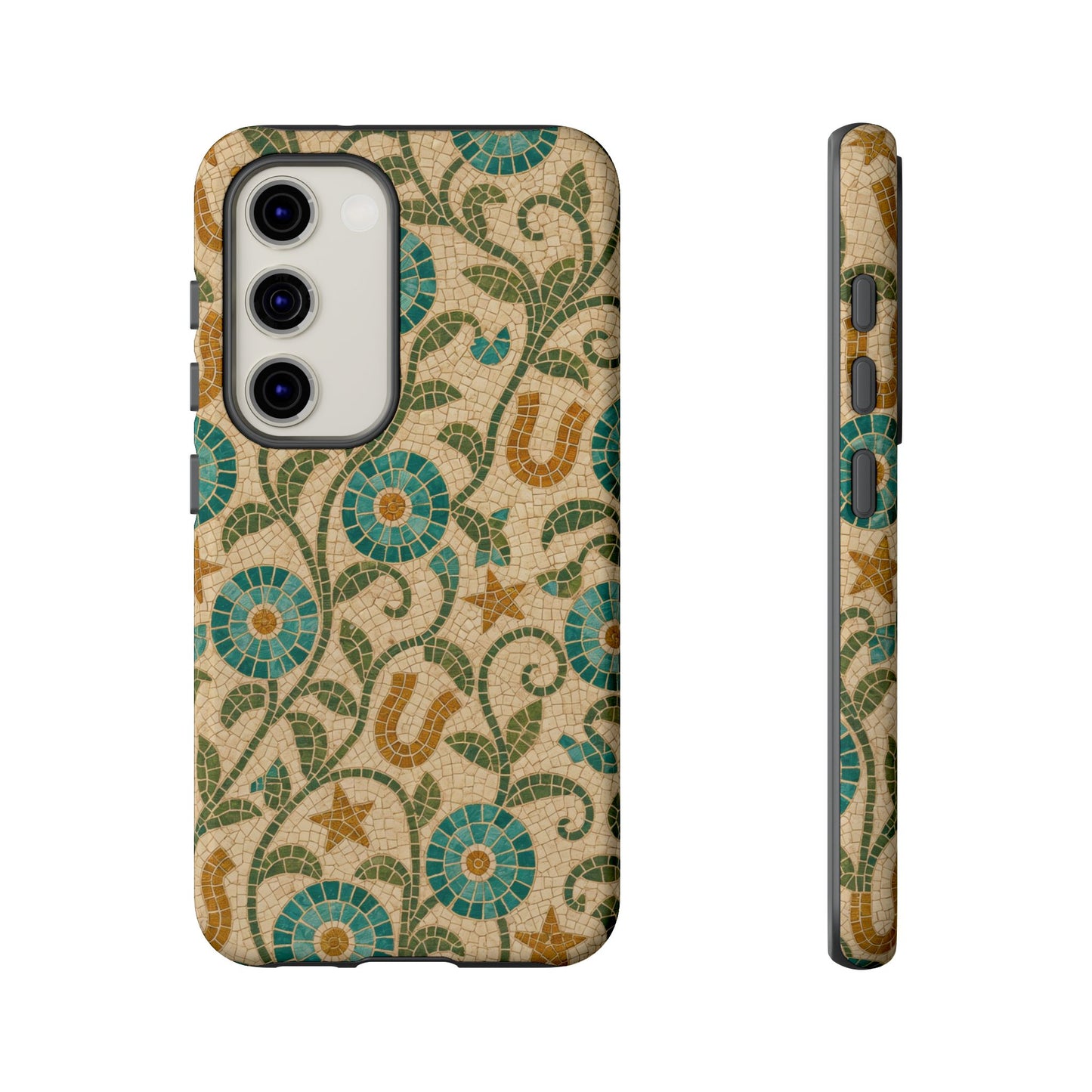 Turquoise Horseshoe Mosaic Tough Case