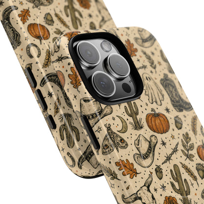 Halloween Western Doodles Magnetic Case