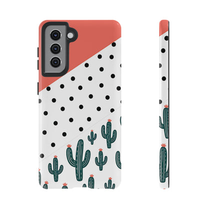 Polka Dot Cactus Tough Case