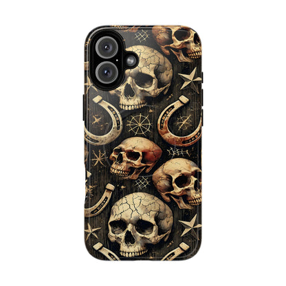Skulls Horseshoes Dark Magnetic Case