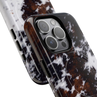 Cowhide Monogram Magnetic Case