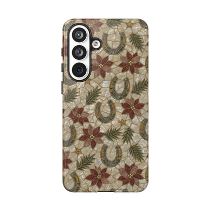 Pearl Horseshoe Poinsettia Tough Case