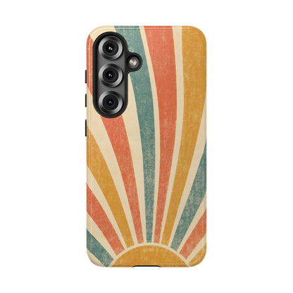 Retro Sun Rays Tough Case