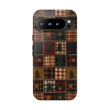 Christmas Rag Quilt Tough Case