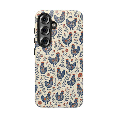 Folk Hens Tough Case