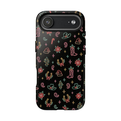 Neon Holiday Doodles Tough Case