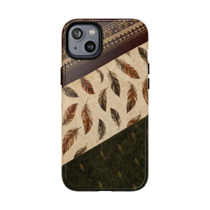 Feather Aztec Swaths Magnetic Case