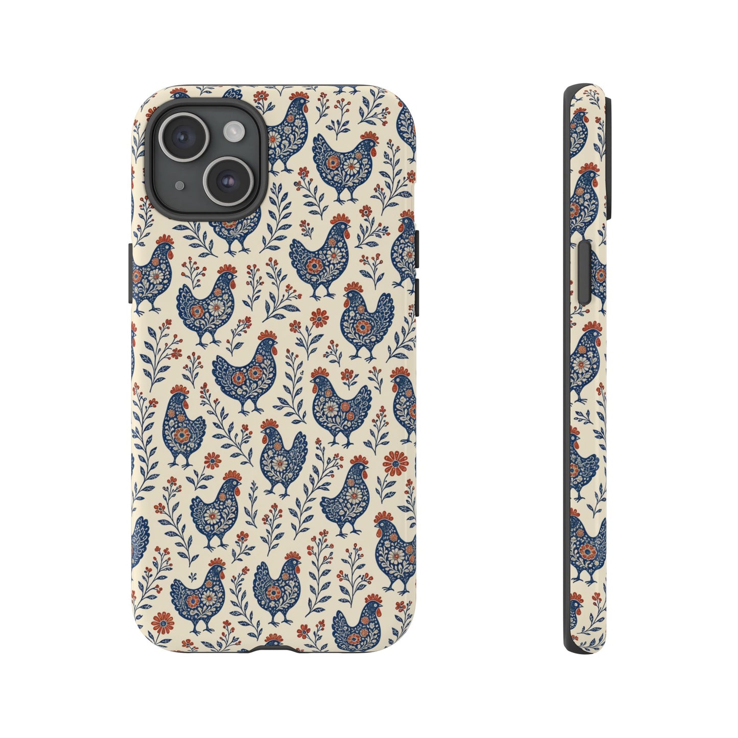 Folk Hens Tough Case