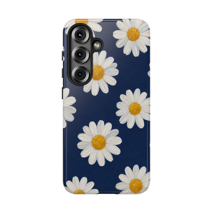 Navy Daisy Tough Case