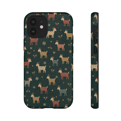 Yuletide Goats Tough Case