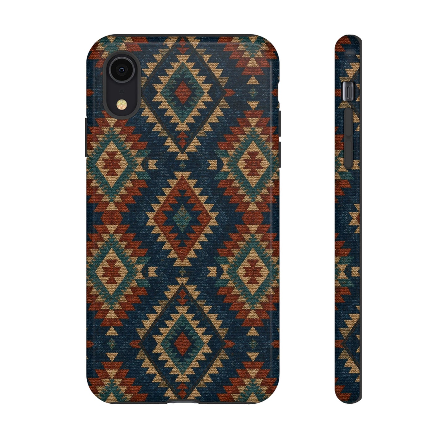 Navy Aztec Tough Case