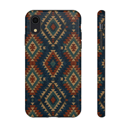 Navy Aztec Tough Case