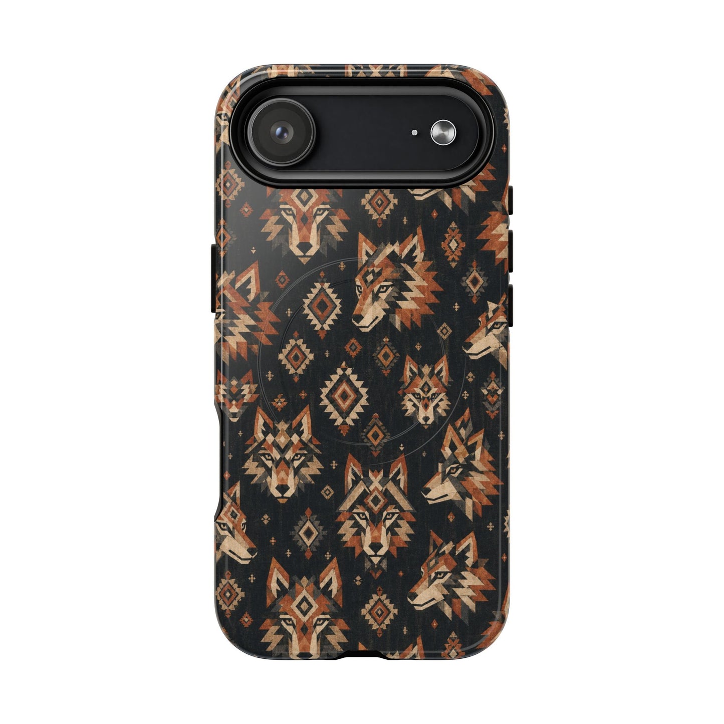 Aztec Wolves Magnetic Case