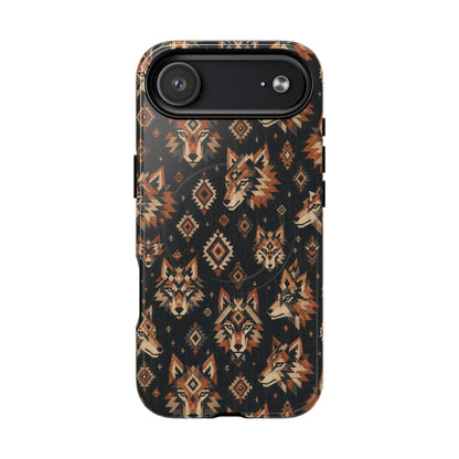 Aztec Wolves Magnetic Case