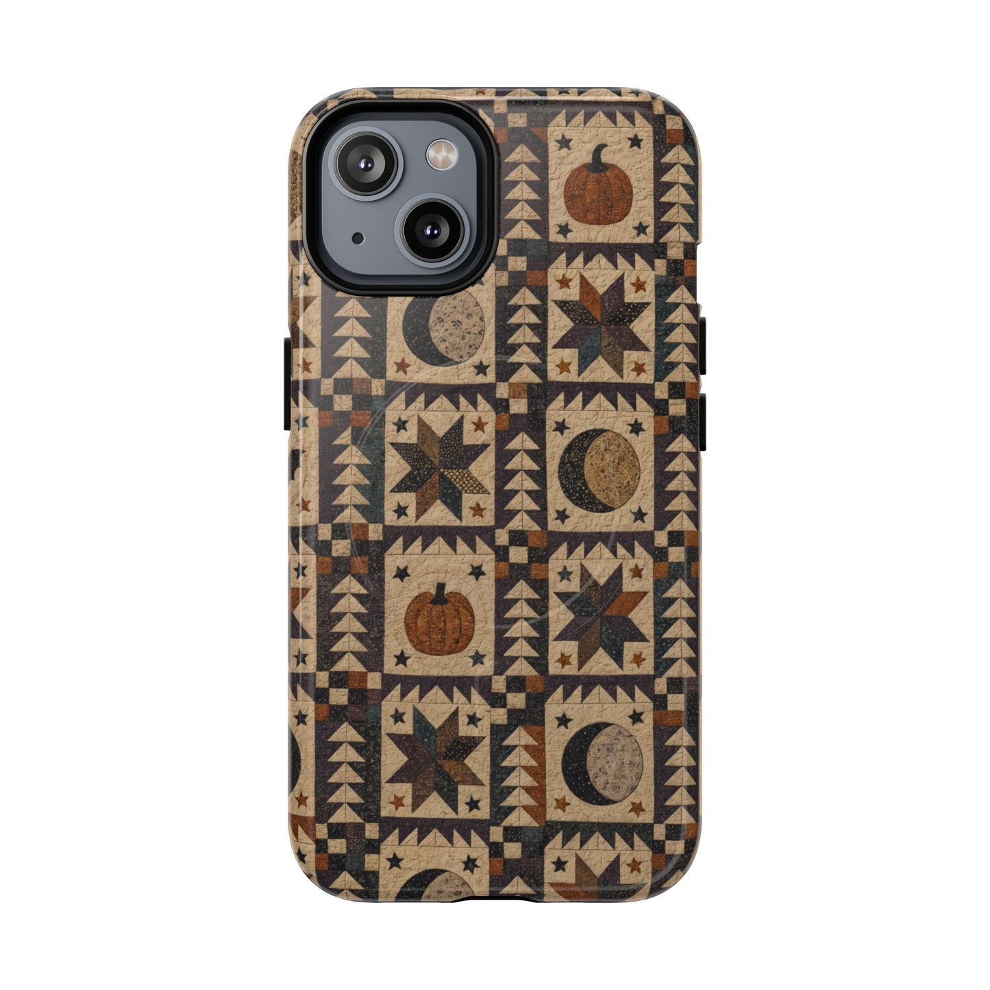 Moon Quilt Magnetic Case