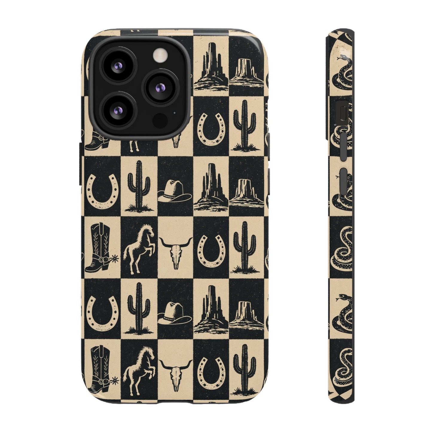 Western Checkerboard Tough Case