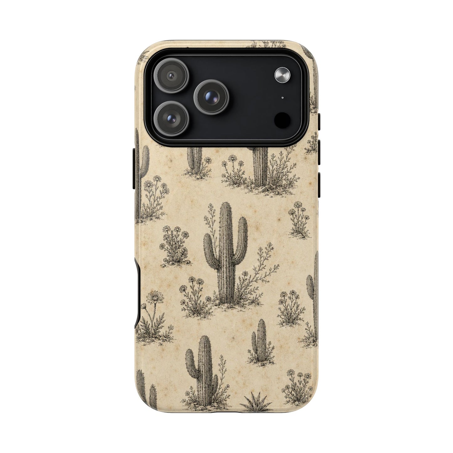 Cactus Sketch Magnetic Case