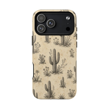 Cactus Sketch Magnetic Case