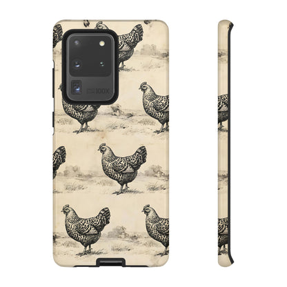 Vintage Chickens Tough Case