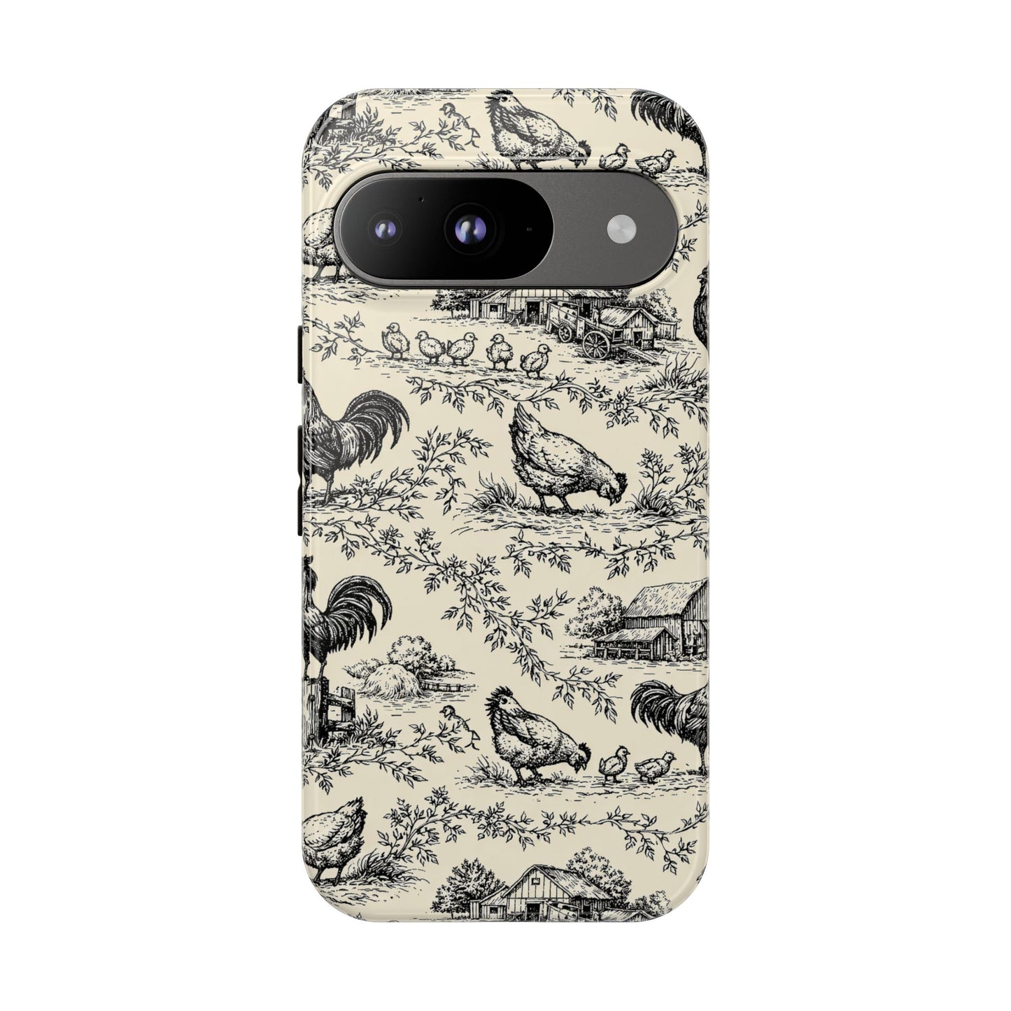 Toile Chickens Tough Case