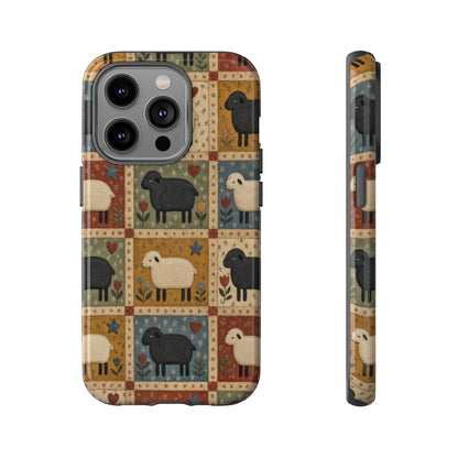 Sheep Quilt Tough Case