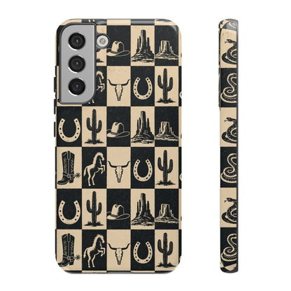 Western Checkerboard Tough Case