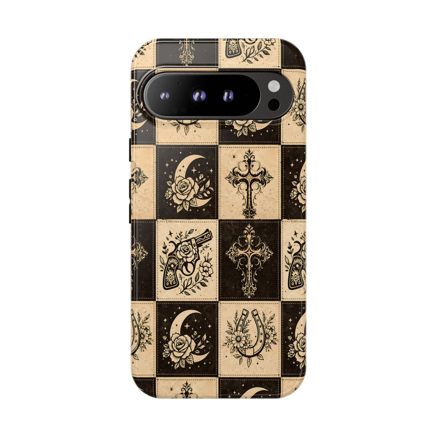 Western Patchwork Icons Tough Case