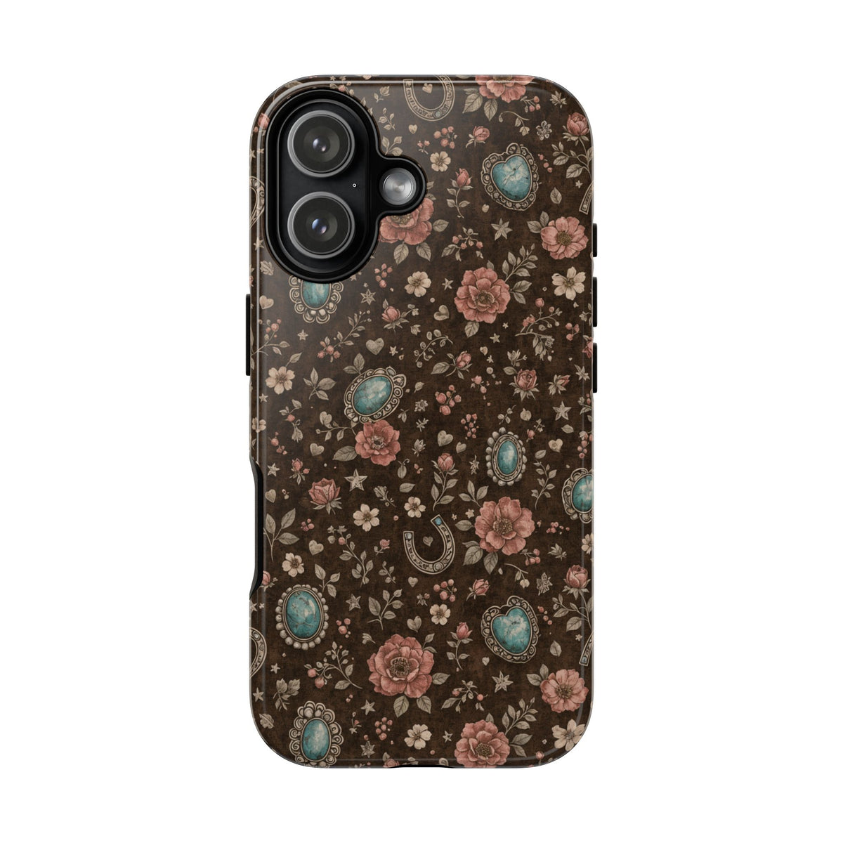 Turquoise Roses Tough Case