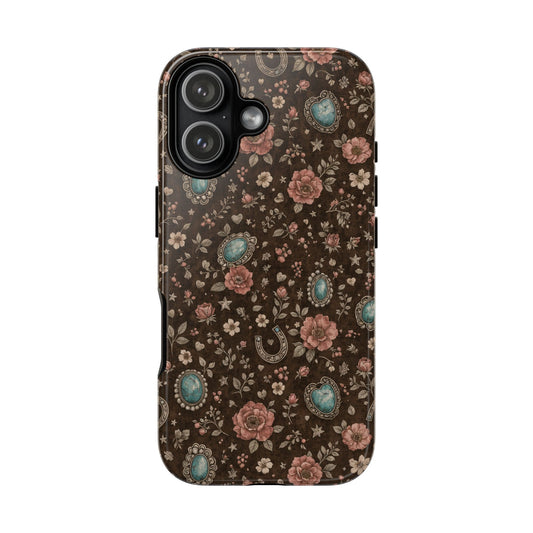 Turquoise Roses Tough Case