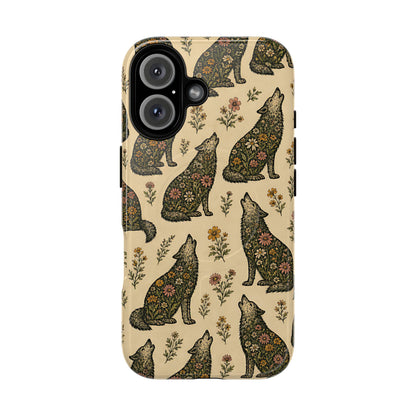 Floral Wolves Magnetic Case