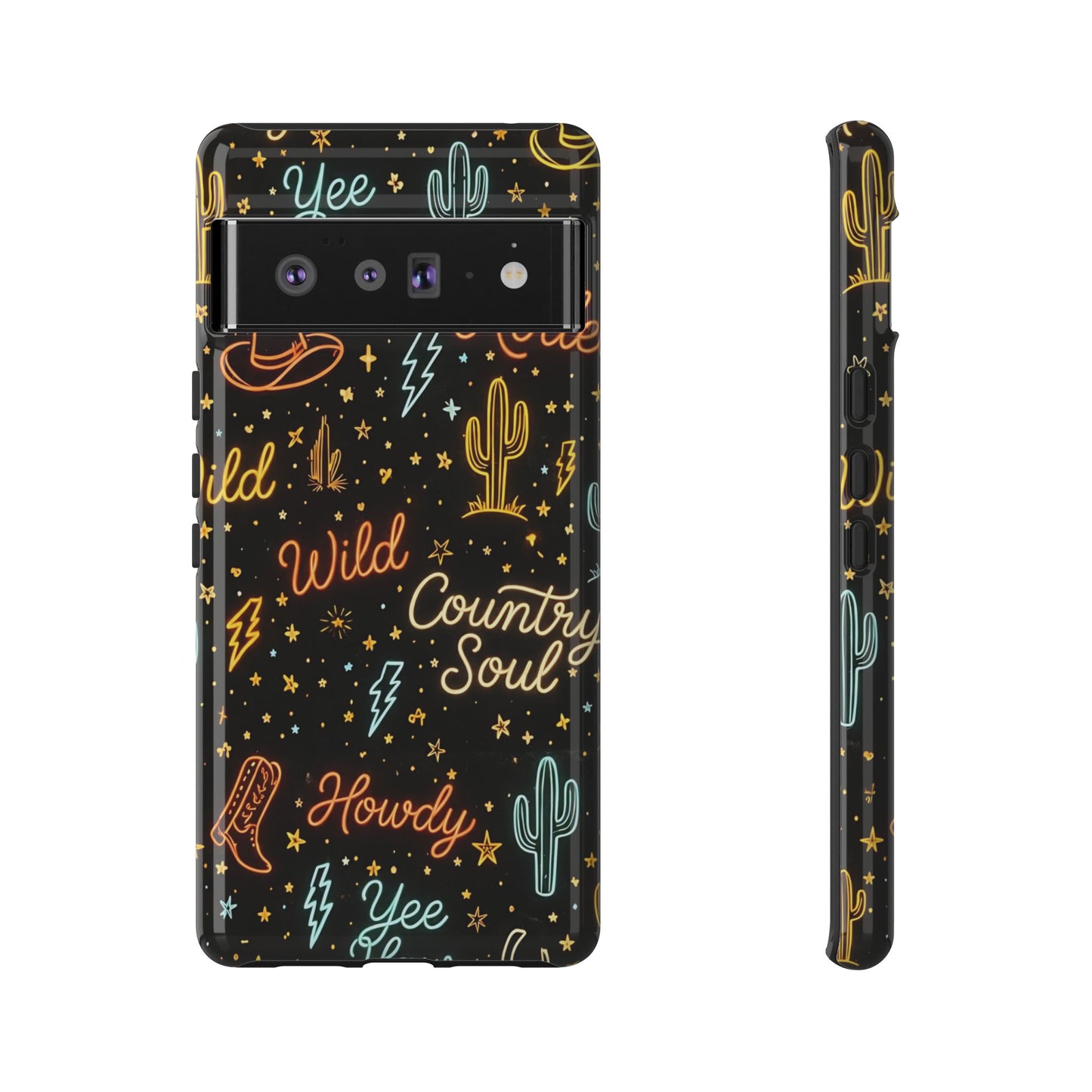 Neon Western Script Tough Case