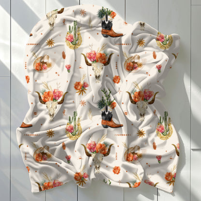 Western Floral Blanket