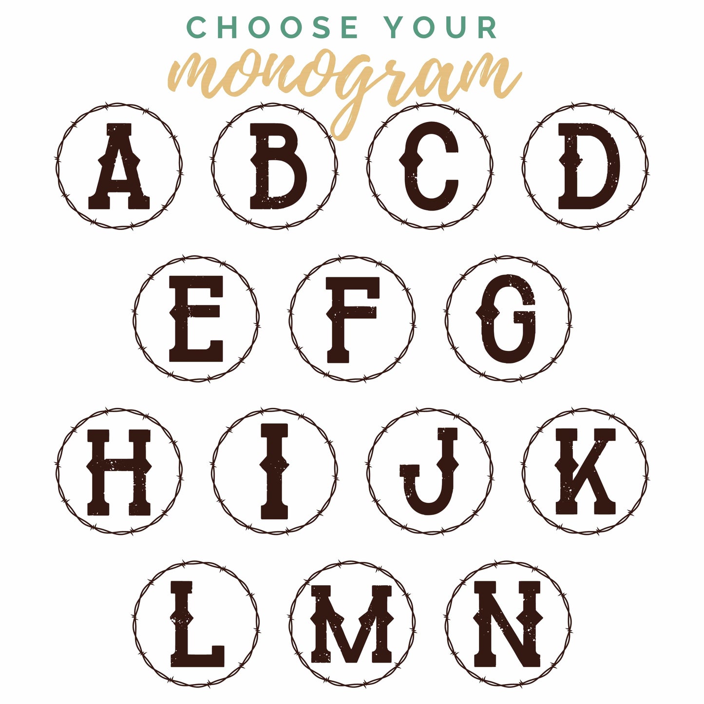 Cowhide Monogram Pillow