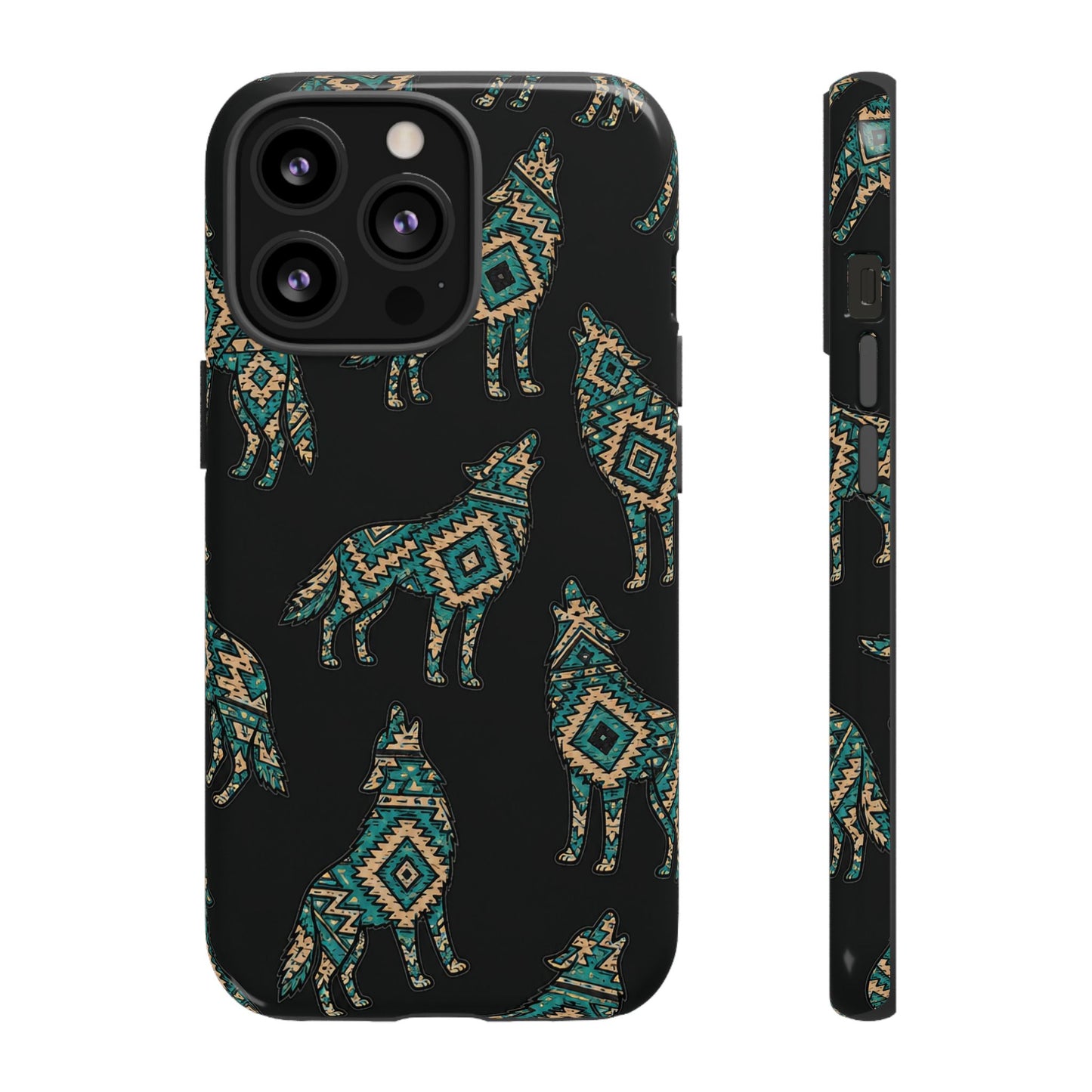 Turquoise Wolf Tough Case