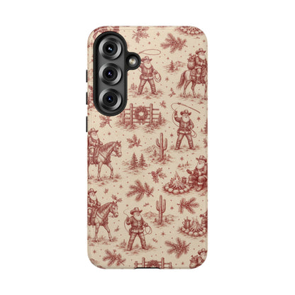Cowboy Santa Toile Tough Case