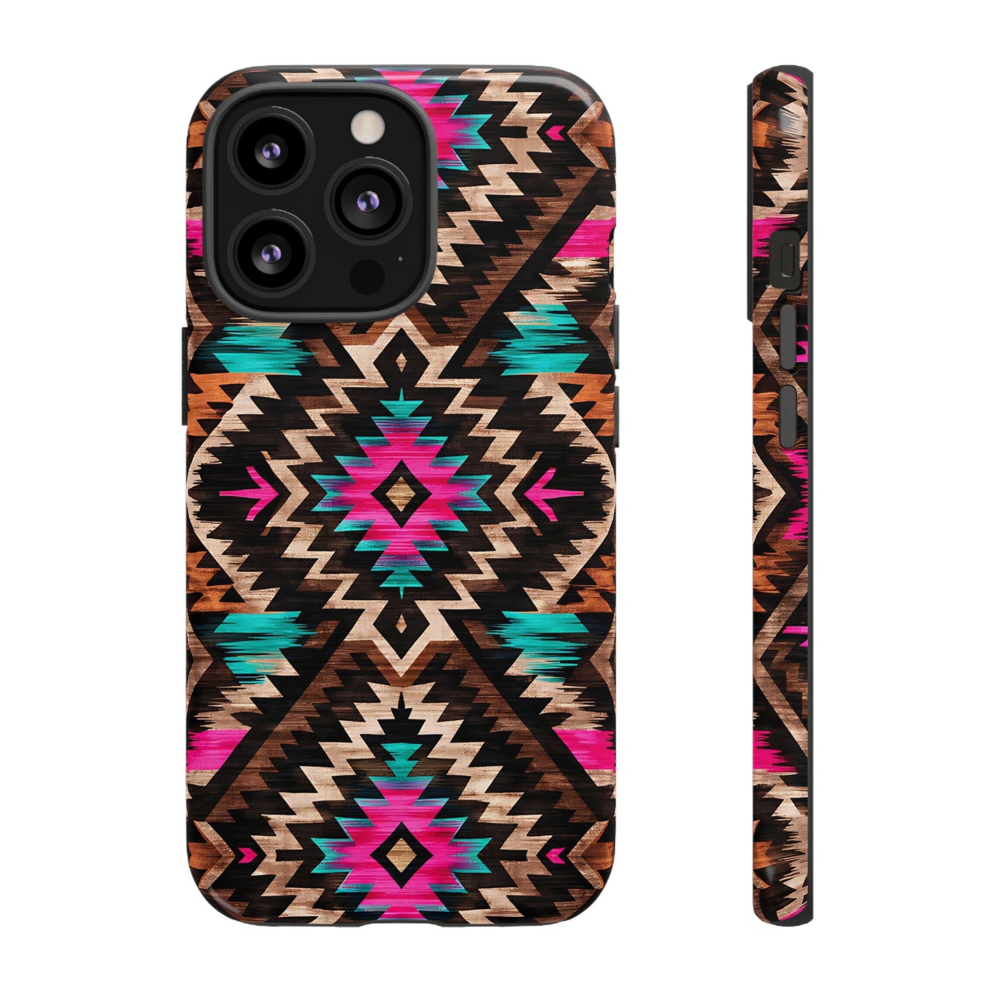 Neon Aztec Rug Tough Case