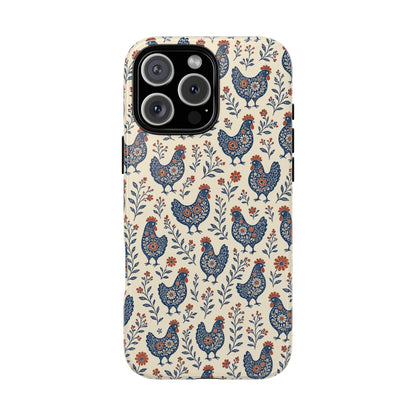 Folk Hens Tough Case