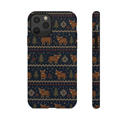 Highland Cow Sweater Tough Case