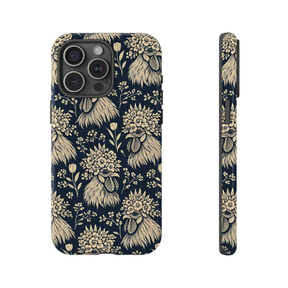 Floral Rooster Tough Case