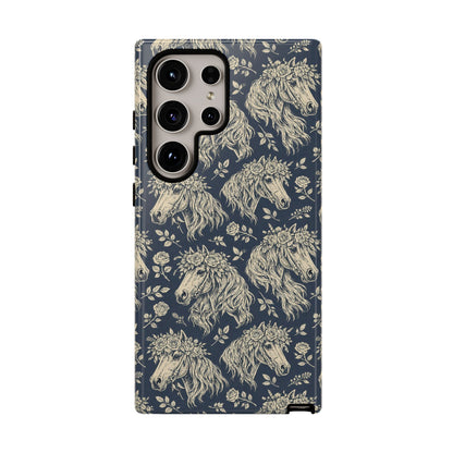 Floral Horses Tough Case