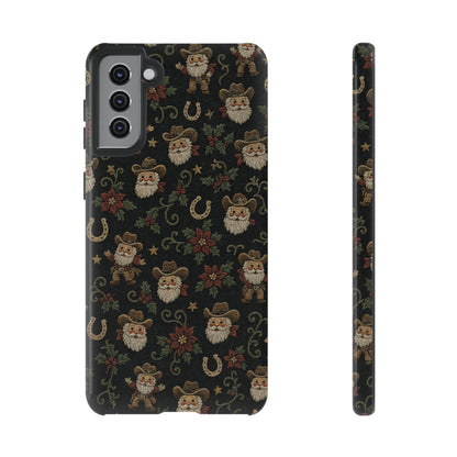 Stitched Cowboy Santa Tough Case