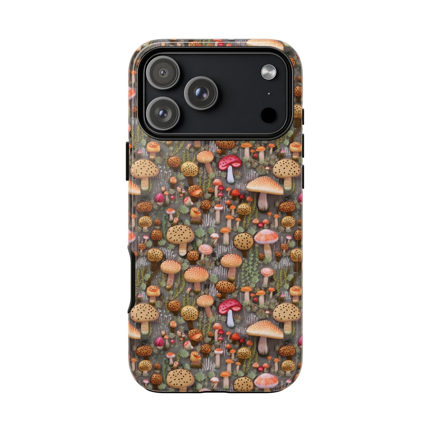 Pink Mushroom Tough Phone Case