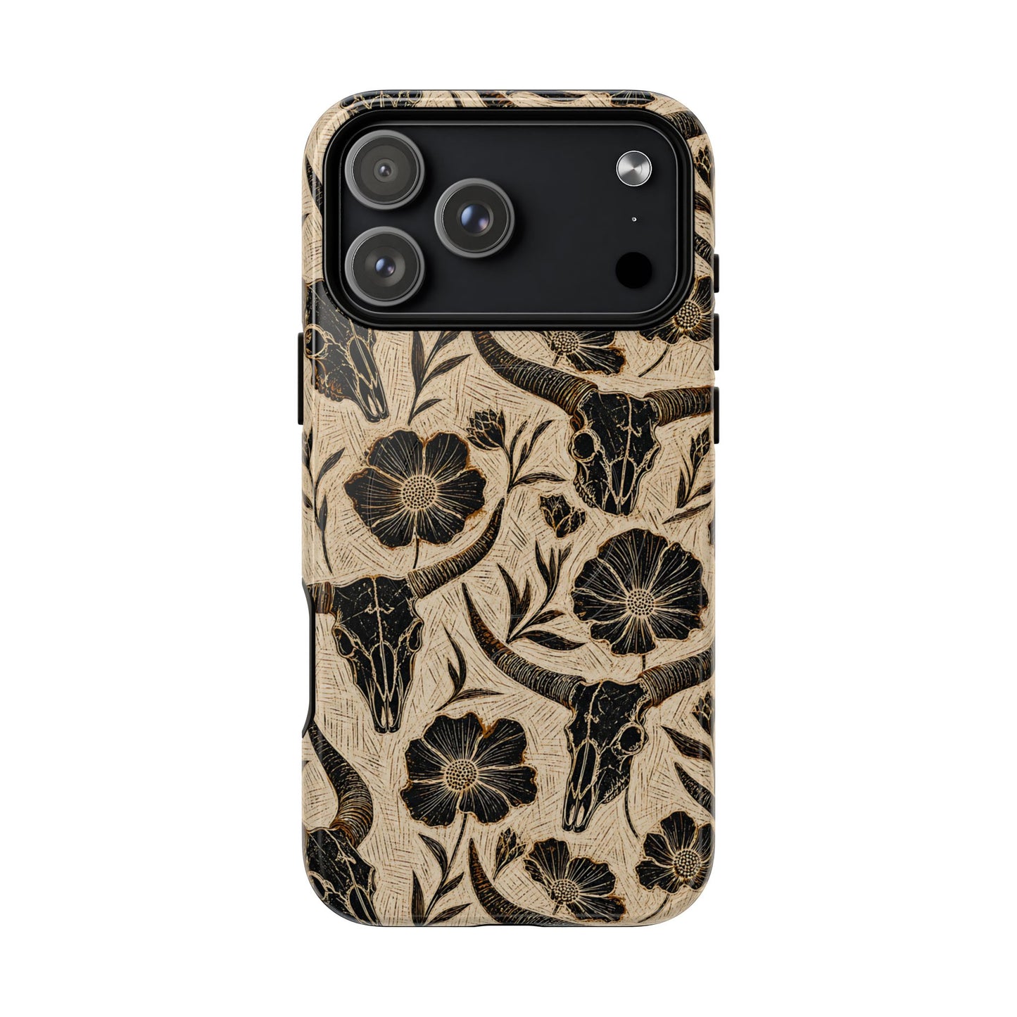 Carved Skulls Magnetic Case