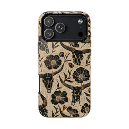 Carved Skulls Magnetic Case