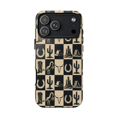 Western Checkerboard Tough Case
