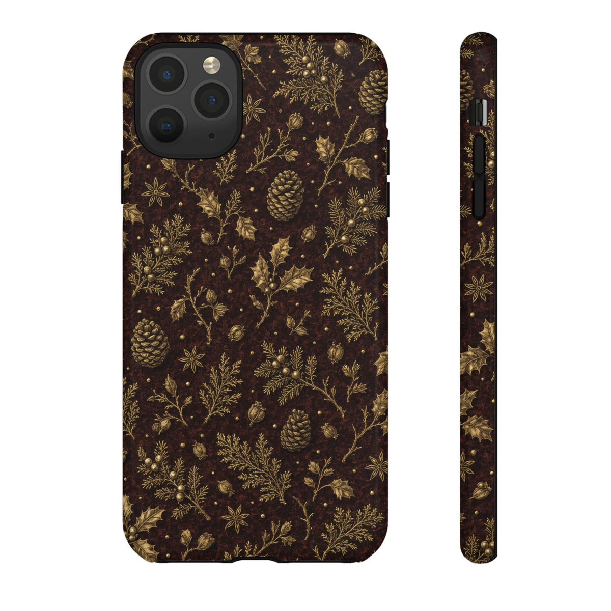 Brass Winter Botanicals Tough Case