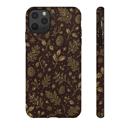 Brass Winter Botanicals Tough Case